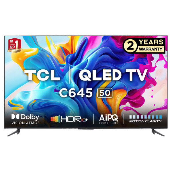 Buy TCL C645 126 cm (50 inch) QLED 4K Ultra HD Google TV with